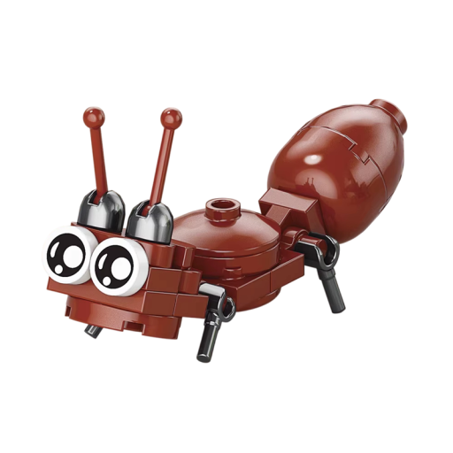 Gedetailleerd mini model 2.3 x 7.5 x 4 cm Mier 26 stuks Micro bouwset insecten 3D bouwer voor kinderen vanaf 9 jaar Creatieve set kleine blokken