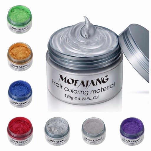 Gel coloré pour cheveux