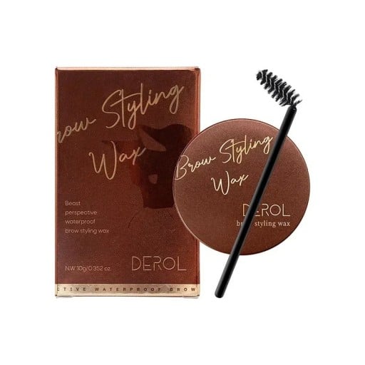 Gel de styling à prova de água para sobrancelhas Gel fixador transparente para sobrancelhas Cera para moldar sobrancelhas Conjunto com gel e pincel