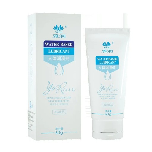 Gel lubrificante 60 g a base d'acqua per il massimo comfort e compatibilità con preservativi in lattice, accessori in silicone, confezione discreta