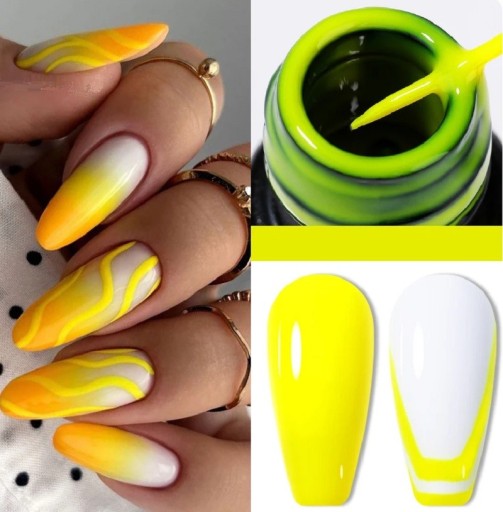 Gel-Nagellack-Dekoration, langlebiger Liner-Gel-Nagellack, dünner Nagellack, Gel-Nagellack mit scharfem, dünnem Pinsel zur Dekoration