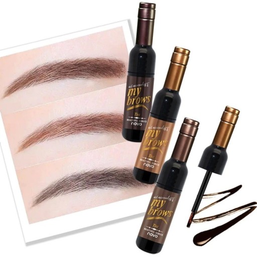 Gel permanent pour les sourcils en forme de vin