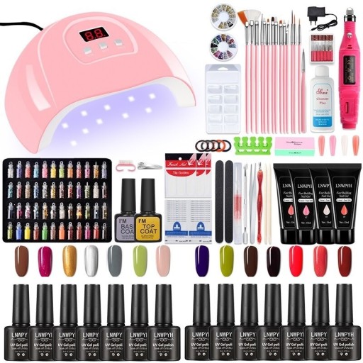 Gelnagelset met UV/LED-lamp J286