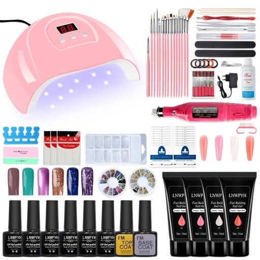 Gelnagelset met UV/LED-lamp J287