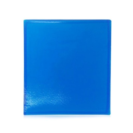 Gelpad voor motorzadel dempend comfortabel 25 × 22 × 1 cm geltechnologie blauw voor motorfiets en scooter zadelaanpassing