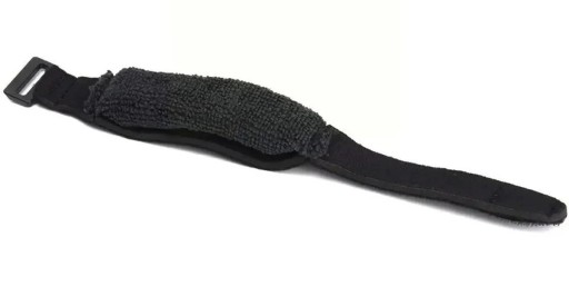 Geluiddemper voor gitaar, ukelele en basgitaar 185 x 70 cm Zwarte katoenen band met klittenband Demper voor 7 tot 10 snaren Antivibratieaccessoire