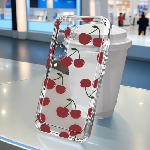 Genomskinligt skydd för Samsung Galaxy S25 med blommotiv Silikonfodral Transparent skydd Kamera skydd Baksida för mobil