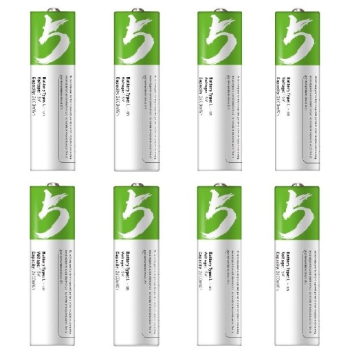 Genopladelige AA-batterier 8 stk.