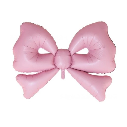 Geschenkband Ballon 83 x 105 cm Rosa Folienpartyballon Dekoration für Geburtstagsfeiern Mädchenfeier Raumdekoration