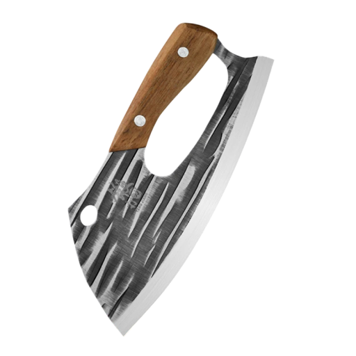 Geschmiedetes Küchenmesser, 210 x 110 mm, Edelstahl, Metzger-Hackmesser, Haushaltsmesser zum Schneiden von Obst und Gemüse, Küchenwerkzeug
