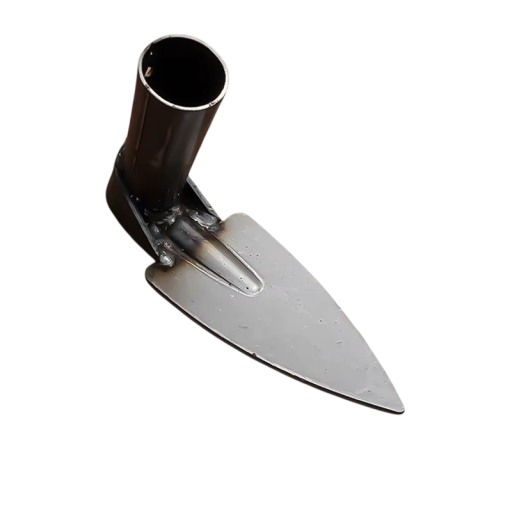 Gesmede tuinhark 17 x 6 x 10 cm stalen zwarte handgereedschap voor wieden, graven en planten van groenten en bloemen