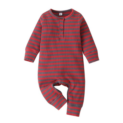 Gestreepte jumpsuit voor baby&#39;s T2645