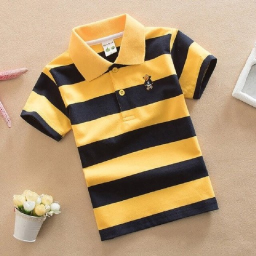 Gestreiftes Poloshirt für Jungen T2501