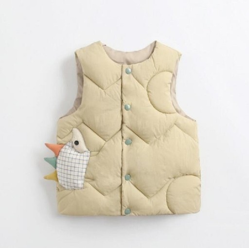 Gewatteerd vest voor meisjes L1823