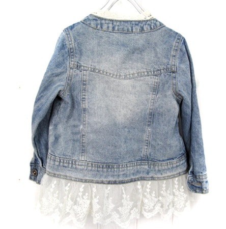 Giacca da ragazza con pizzo