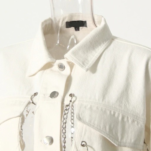 Giacca di jeans da donna P1831