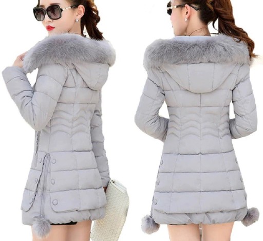 Giacca invernale da donna con pelliccia A1959