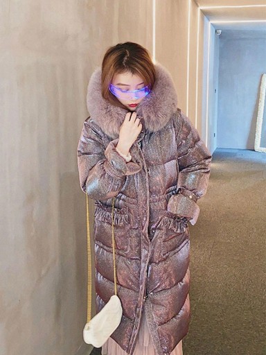 Giacca invernale lunga da donna P2338