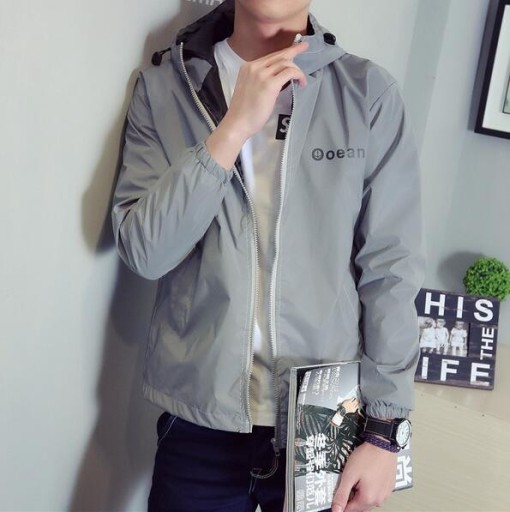 Giacca riflettente da uomo UP - Grigia