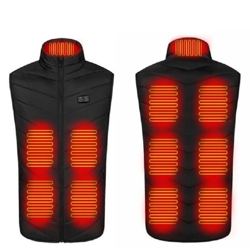 Gilet d'hiver chauffant pour homme 11 zones T1167