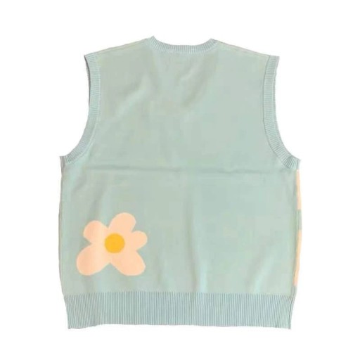Gilet da uomo con fiori