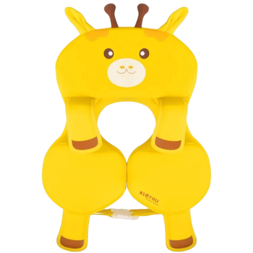 Gilet de sauvetage pour bébés Accessoire de natation pour enfants de 6 à 36 mois Gilet girafe pour bébés 40 x 38 x 10 cm