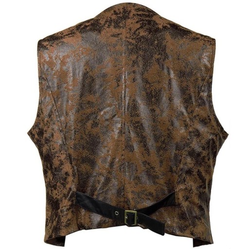 Gilet en cuir pour homme