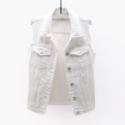 Gilet in denim da donna