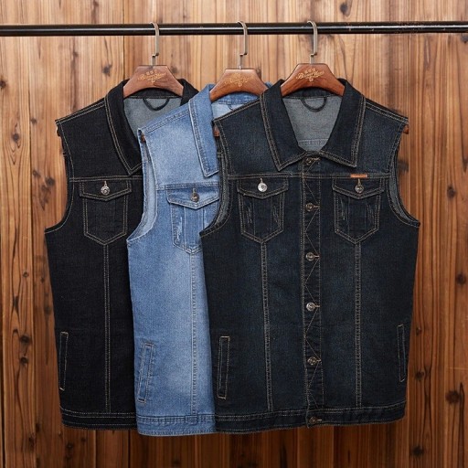 Gilet in denim da uomo S93