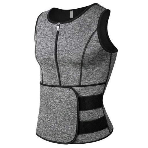 Gilet modellante per il corpo da uomo Gilet fitness per la perdita di peso Gilet compressivo per bruciare i grassi Gilet termico snellente Gilet sportivo per sudare