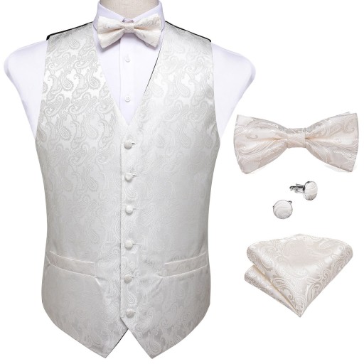 Gilet pour homme avec nœud papillon F314