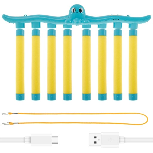 Gioco interattivo con bastoncini cadenti 8 pezzi Giocattolo ricaricabile in plastica Sviluppa prontezza e coordinazione Gioco di reazione rapida per bambini