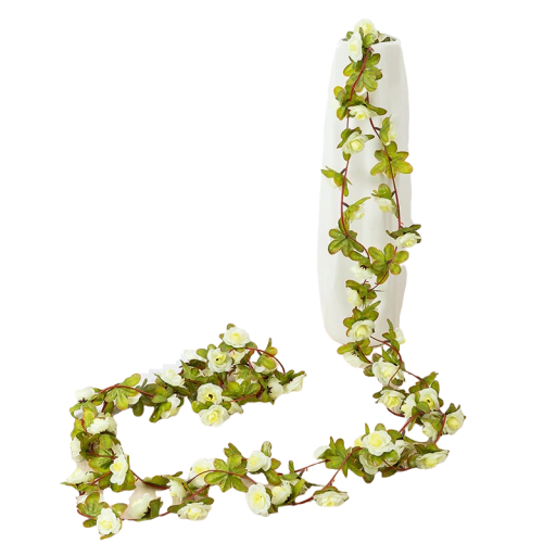 Girlanda com rosas artificiais 2,5 m