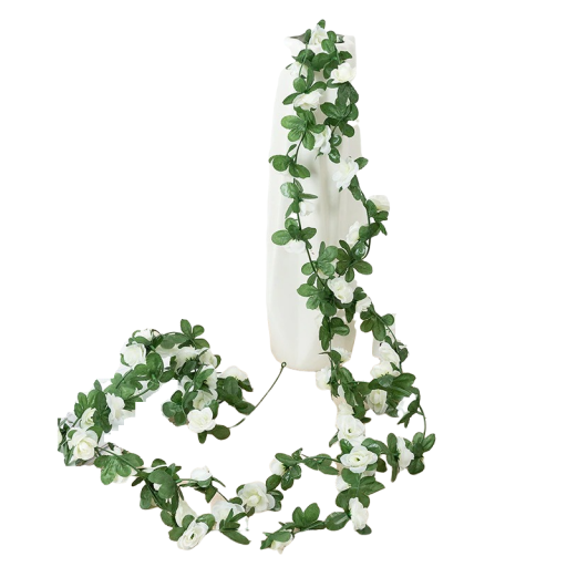 Girlande mit künstlichen Rosen 2,5 m