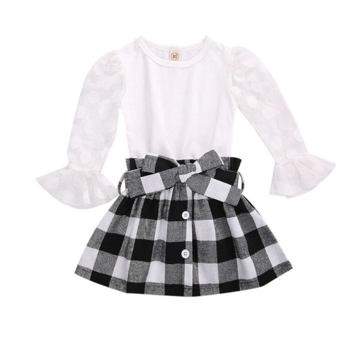 Girls' Blouse and Skirt L1210