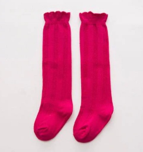 Girls' Colourful Knee-High Socks