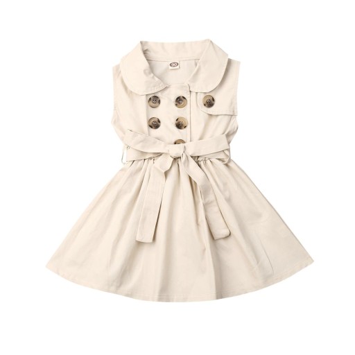 Girls' Dress with Belt