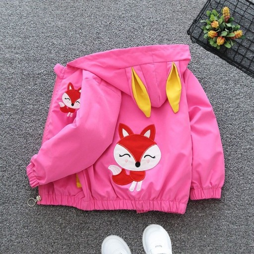 Girls' Jacket with Fox L1957