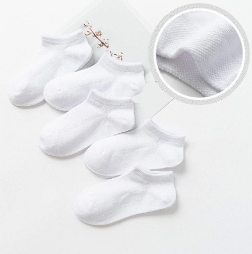 Girls' Mesh Socks - 5 Pairs