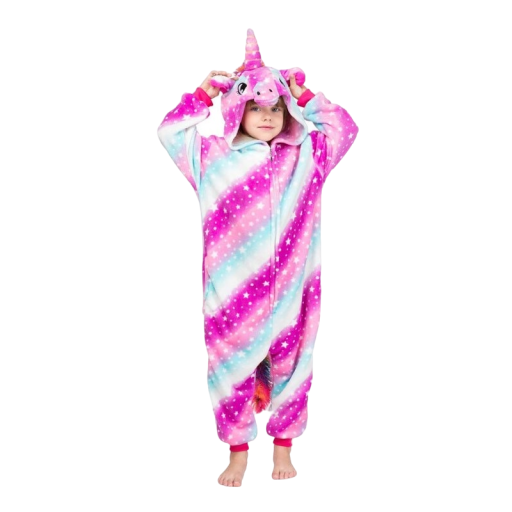 Girls' Rainbow Unicorn Onesie