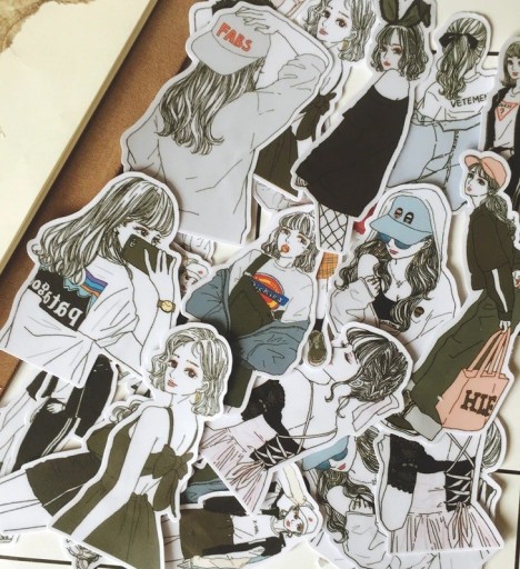 Girls Stickers 27 pcs