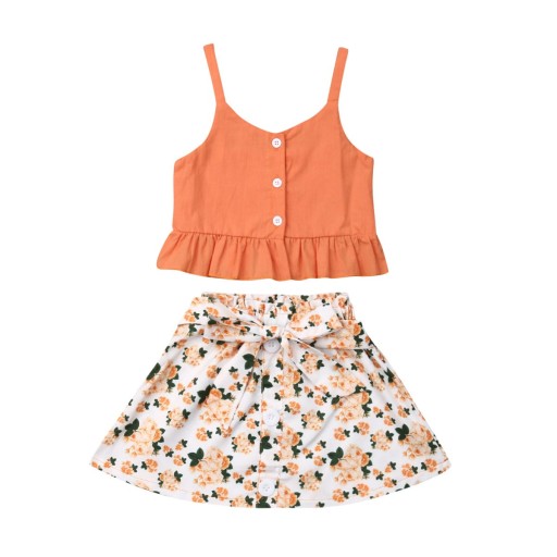 Girls' Top and Skirt L1499