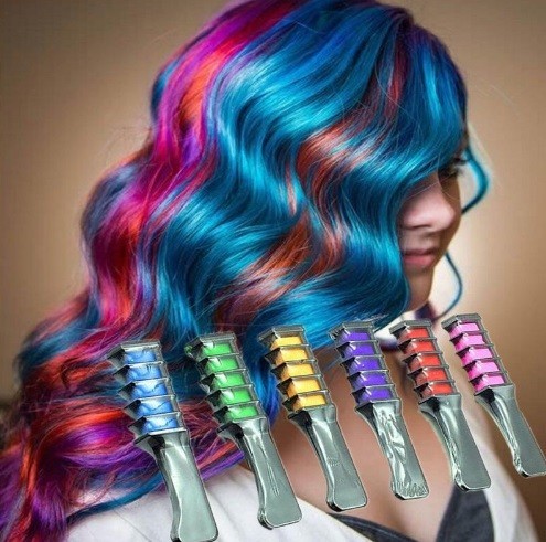 Giz de Cores para Cabelo