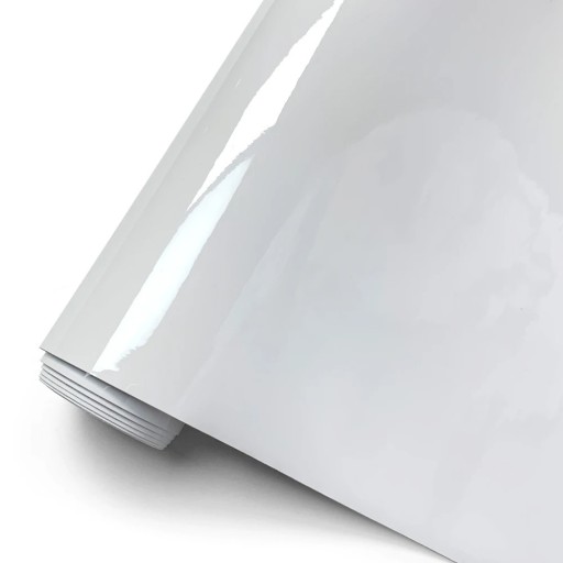 Glanzend witte autofolie 10x150cm Zelfklevende vinyl beschermfolie voor carrosserie en motorfietsen