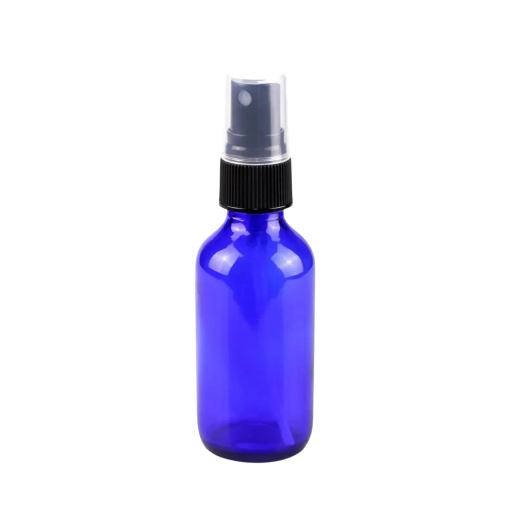 Glasflasche mit Spray 10 ml blaue kompakte Sprühflasche für Parfüm Kosmetik und Flüssigkeiten ideal für die Handtasche und auf Reisen
