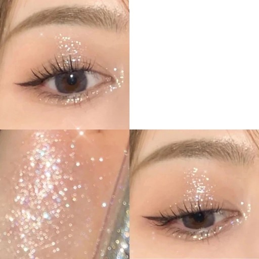 Glitter Eyeliner Glanzende vloeibare oogschaduw Hoogwaardige oogmake-up Waterdichte eyeliner