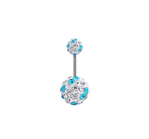 Glitter navlepiercing