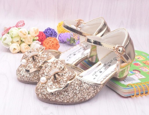 Glitter pumps til piger