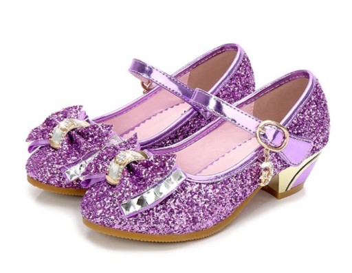 Glitzernde Grace-Pumps für Mädchen