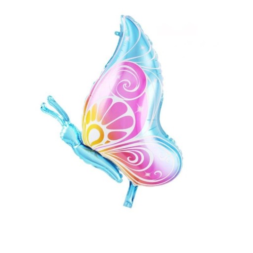 Globo mariposa 76 × 58 cm Globo decorativo de fiesta en forma de mariposa con alas ornamentales Decoración de cumpleaños celebración infantil